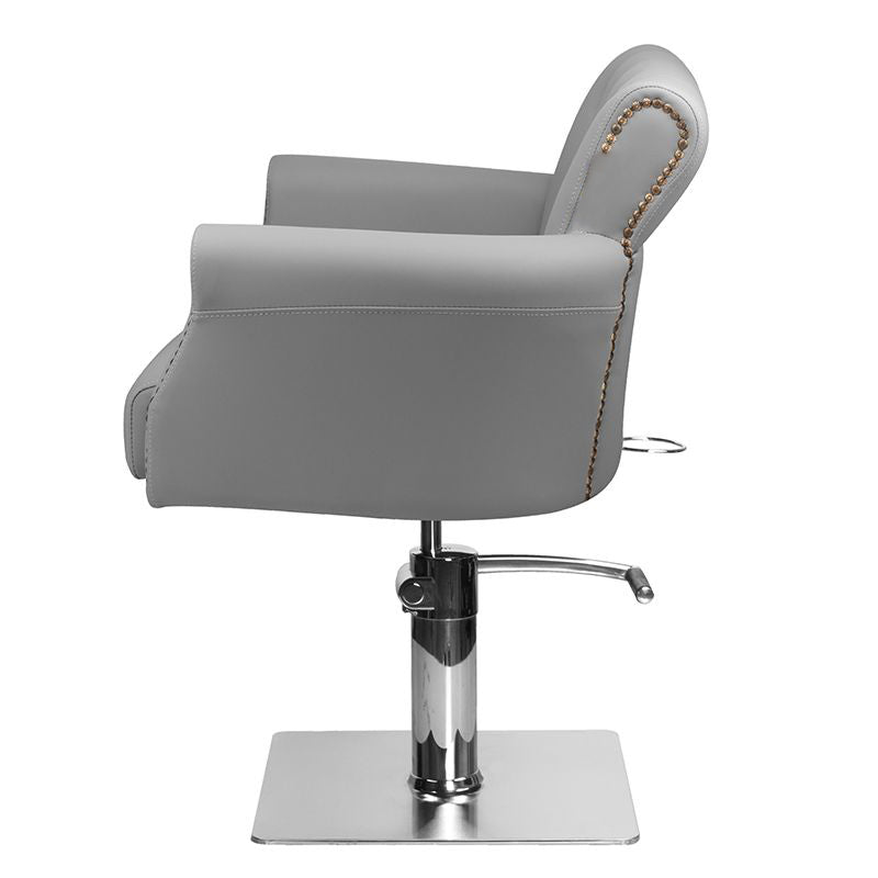 Kadeřnické křeslo Hair System BER 8541 šedé