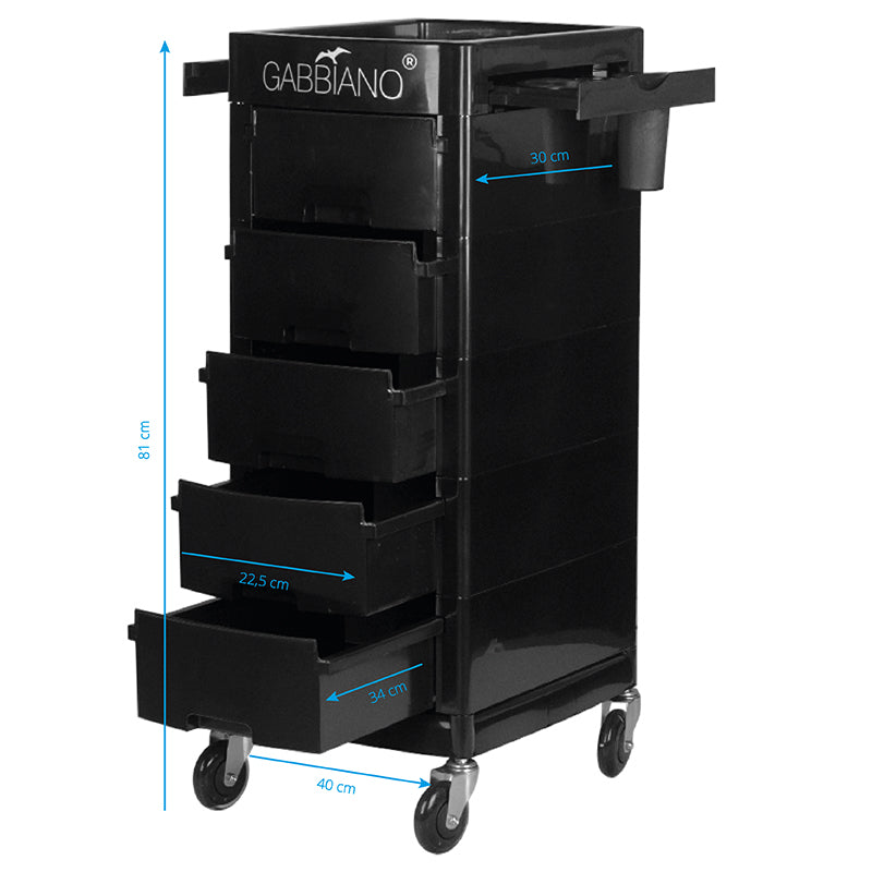Gabbiano hairdressing assistant FT65-A black