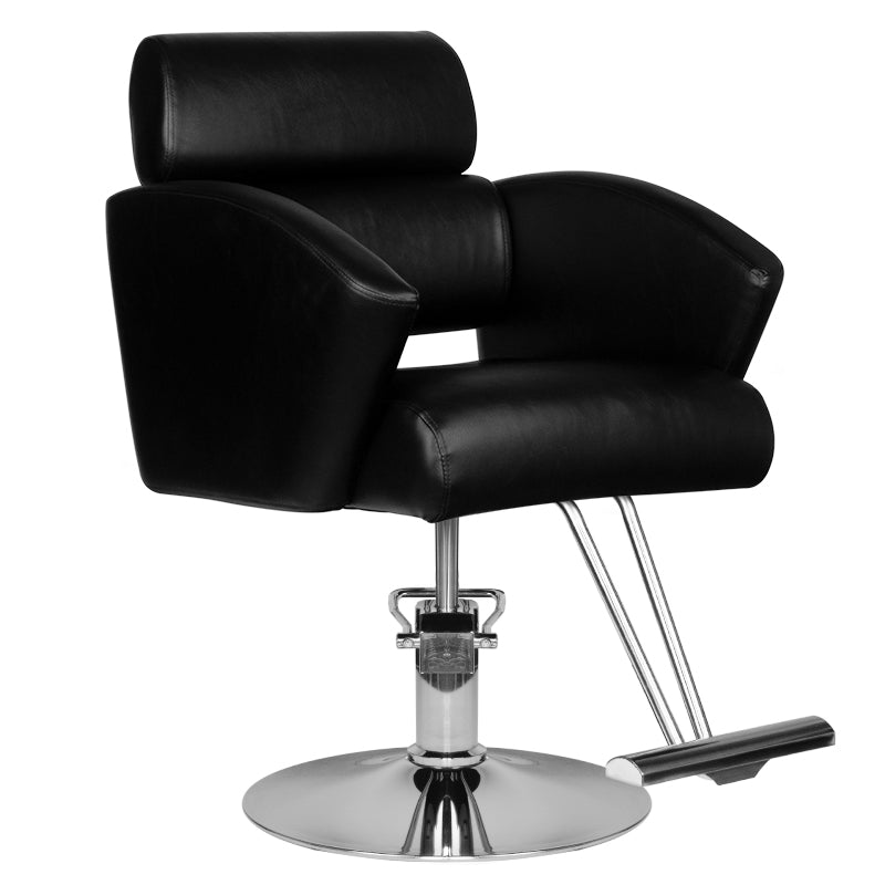 Kadeřnické křeslo Hair System HS02 černé