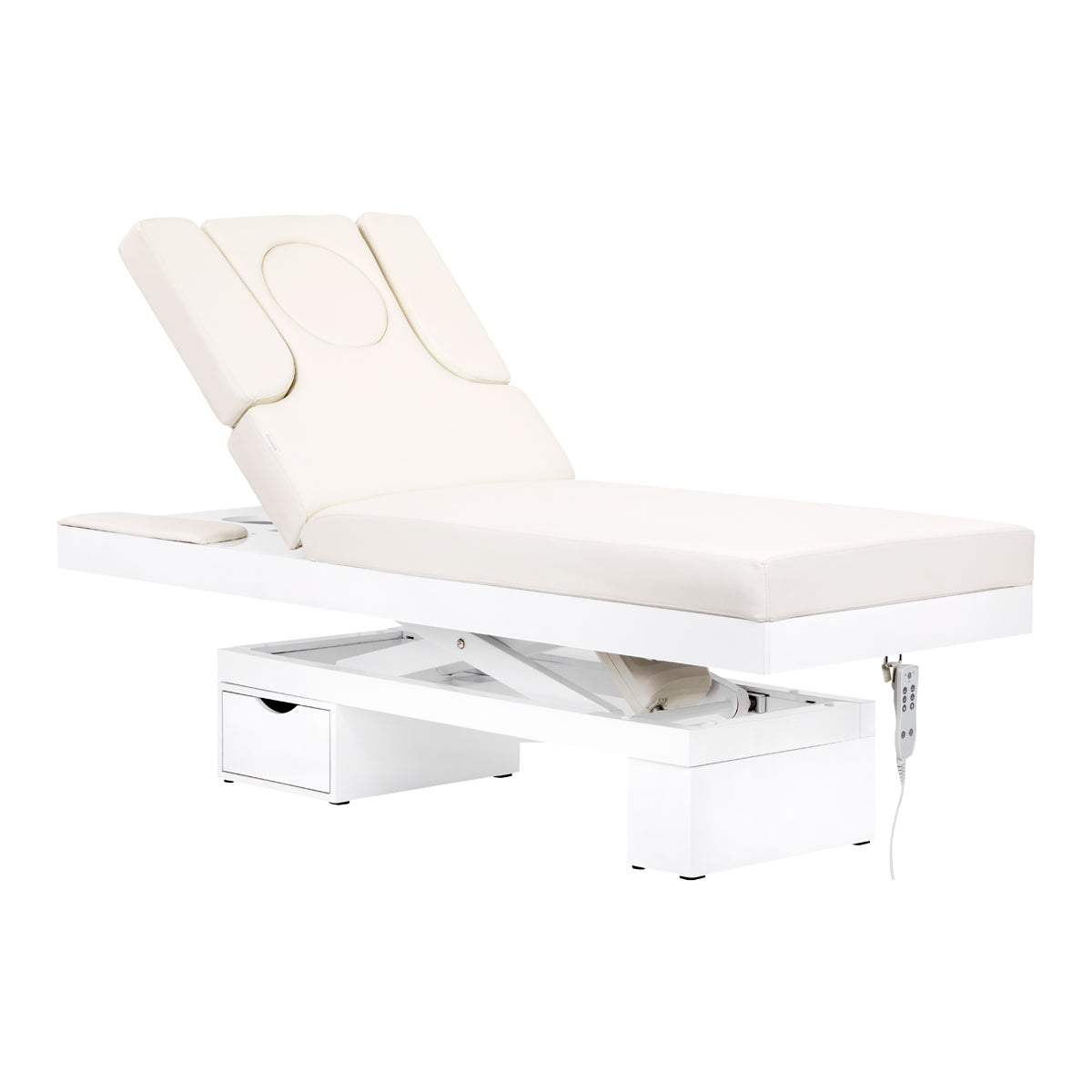 Spa beauty lehátko Azzurro 815B, svítící bílá, vyhřívané