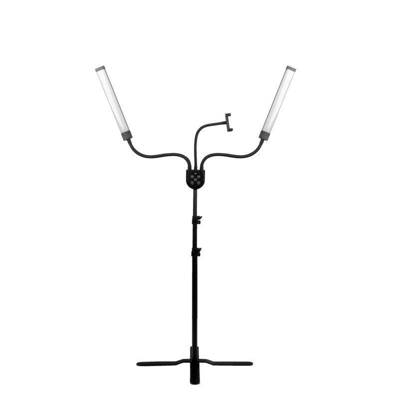 LED lampa na řasy a make-up Polluks IV typ msp-mj-02 černá s dálkovým ovládáním