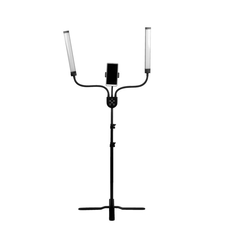 LED lampa na řasy a make-up Polluks IV typ msp-mj-02 černá s dálkovým ovládáním