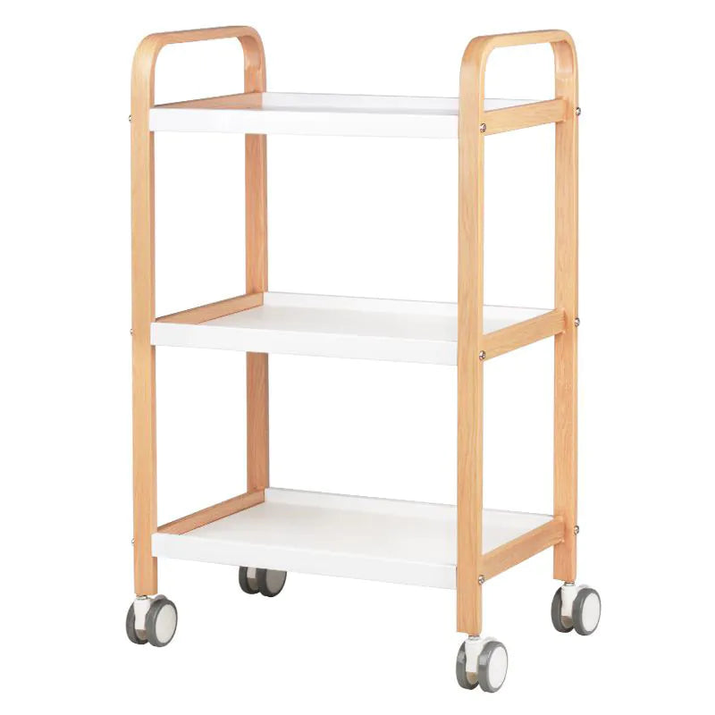 Kosmetický stolek hs09 dřevěný - bílý