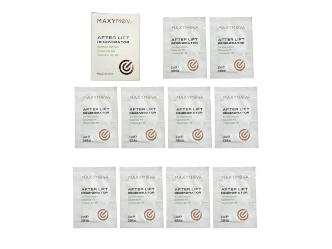 Maxymova After Lift Regenerator Wimpern- und Augenbrauenfüller – 10x1,5 ml Beutel