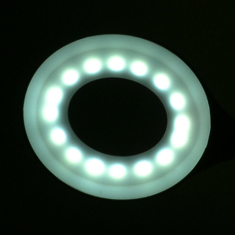 Kruhová LED stolní lampa had, bílá