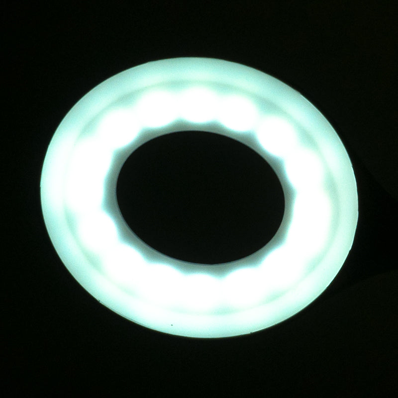 Kruhová LED stolní lampa had, bílá