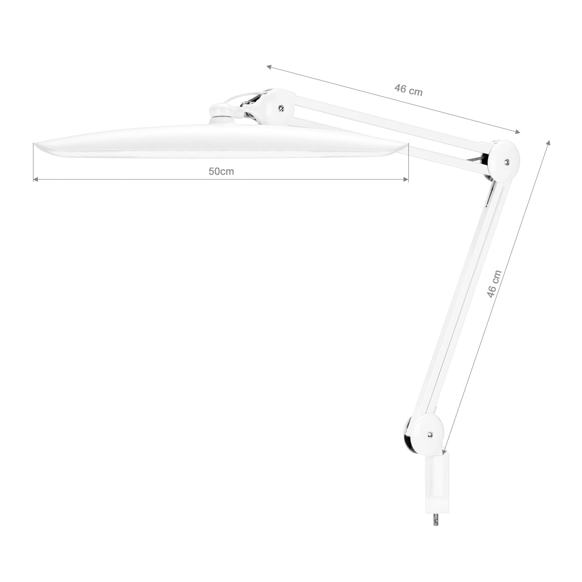 Svítící LED eko bílá dílenská lampa