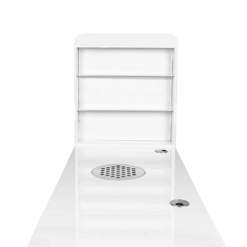 Kosmetický pult 310 s kazetovým absorbérem, bílý, pravý