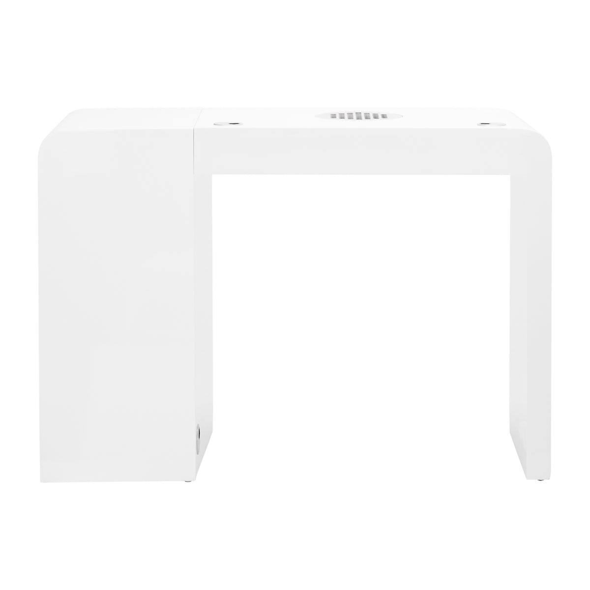Kosmetický pult 312 s kazetovým absorbérem, bílý, levý