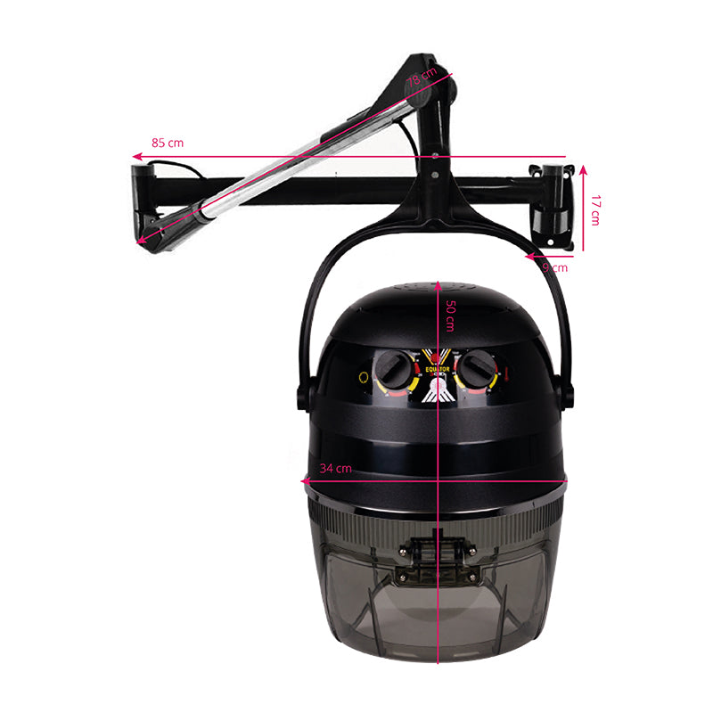 Gabbiano závěsný sušák 1600A one speed black