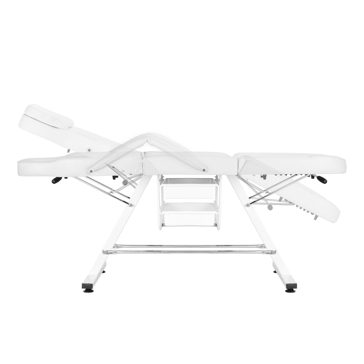 Kosmetické křeslo Sillon s bílými kyvetami