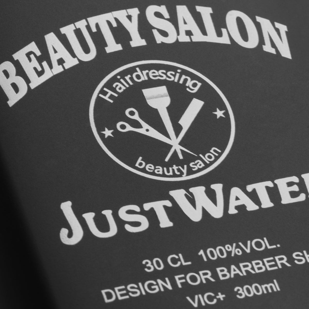 Barber kadeřnický rozprašovač černý 300 ml