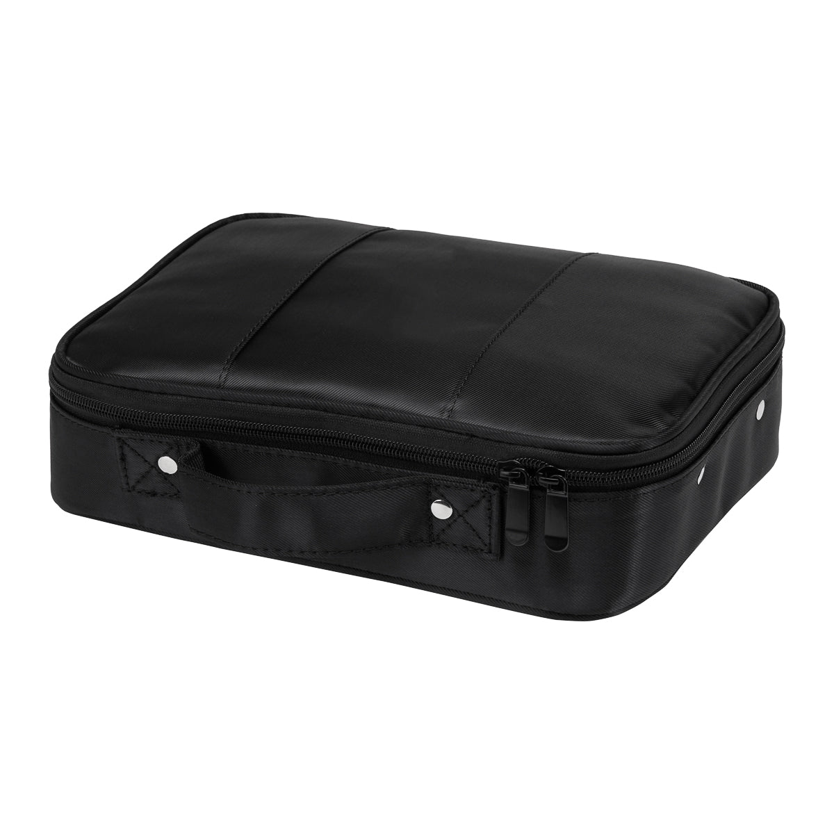 Holičský kadeřnický box, černý materiál