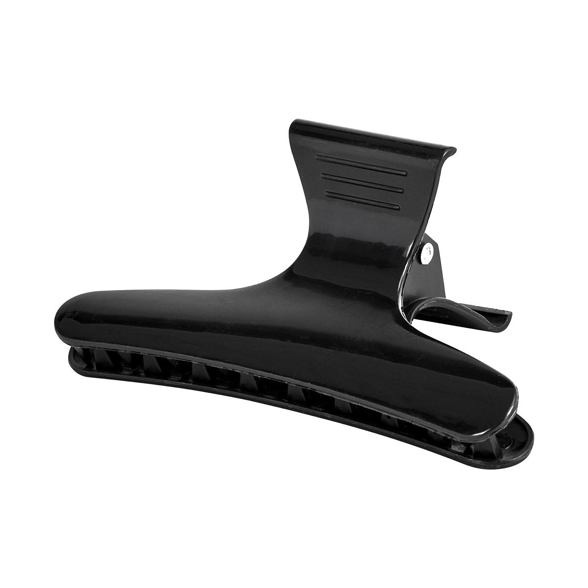 Hairdressing clamps for hair crabs E-49 12 pcs. black