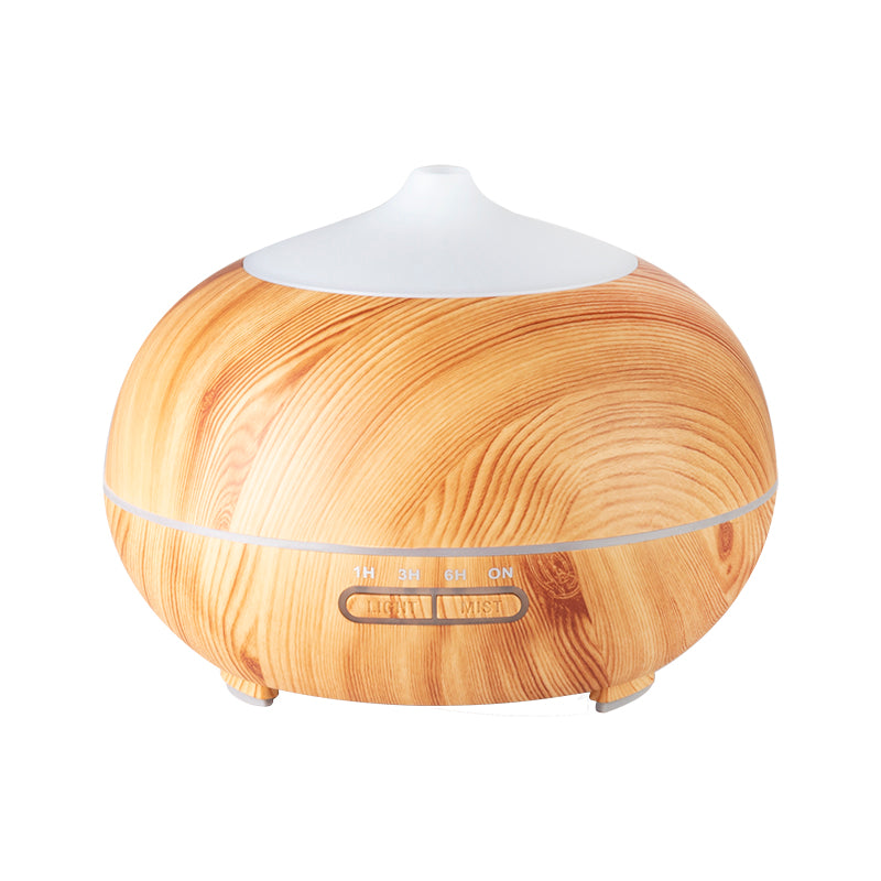 Aroma difuzér zvlhčovač vzduchu spa 06 světlé dřevo 400 ml + časovač