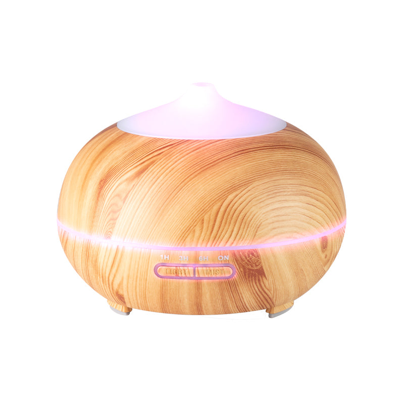 Aroma difuzér zvlhčovač vzduchu spa 06 světlé dřevo 400 ml + časovač