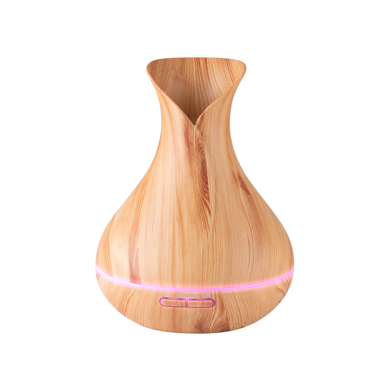 Aroma zvlhčovač vzduchu difuzér spa 15 světlé dřevo 400 ml + časovač