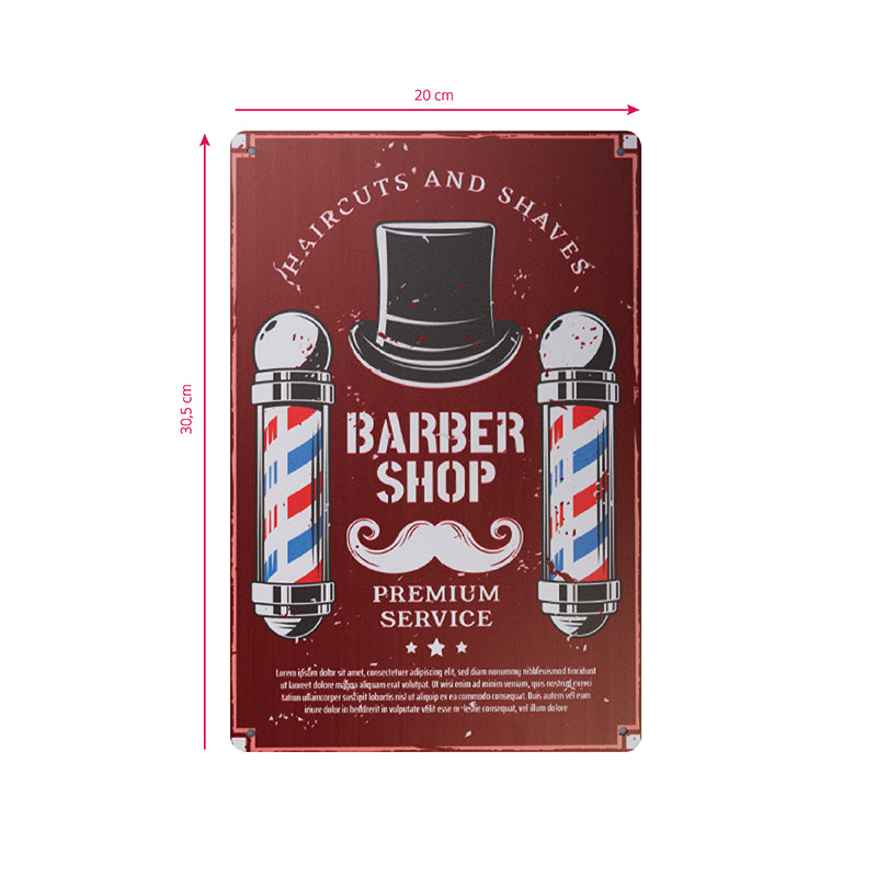 Barber decorative board B030