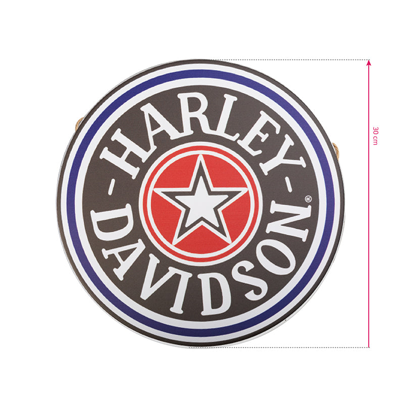 Kruhová dekorativní deska Harley HD002
