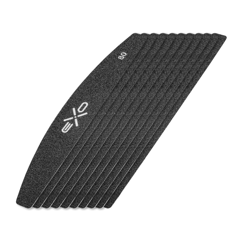 Náhradní papíry Exo pro půlměsícový kovový pilník. 80 10 ks.