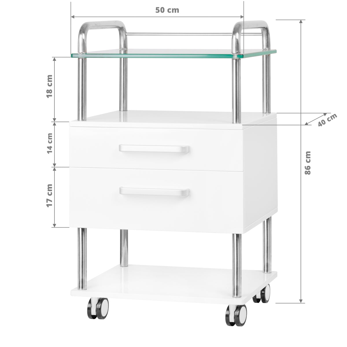 Podiatrický asistent 6052 bílý