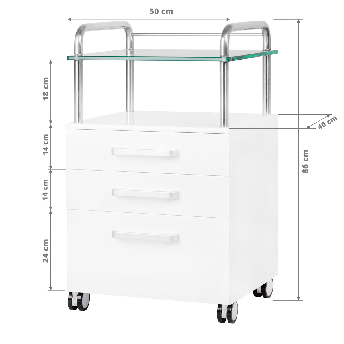 Podiatrický asistent 6053 bílý