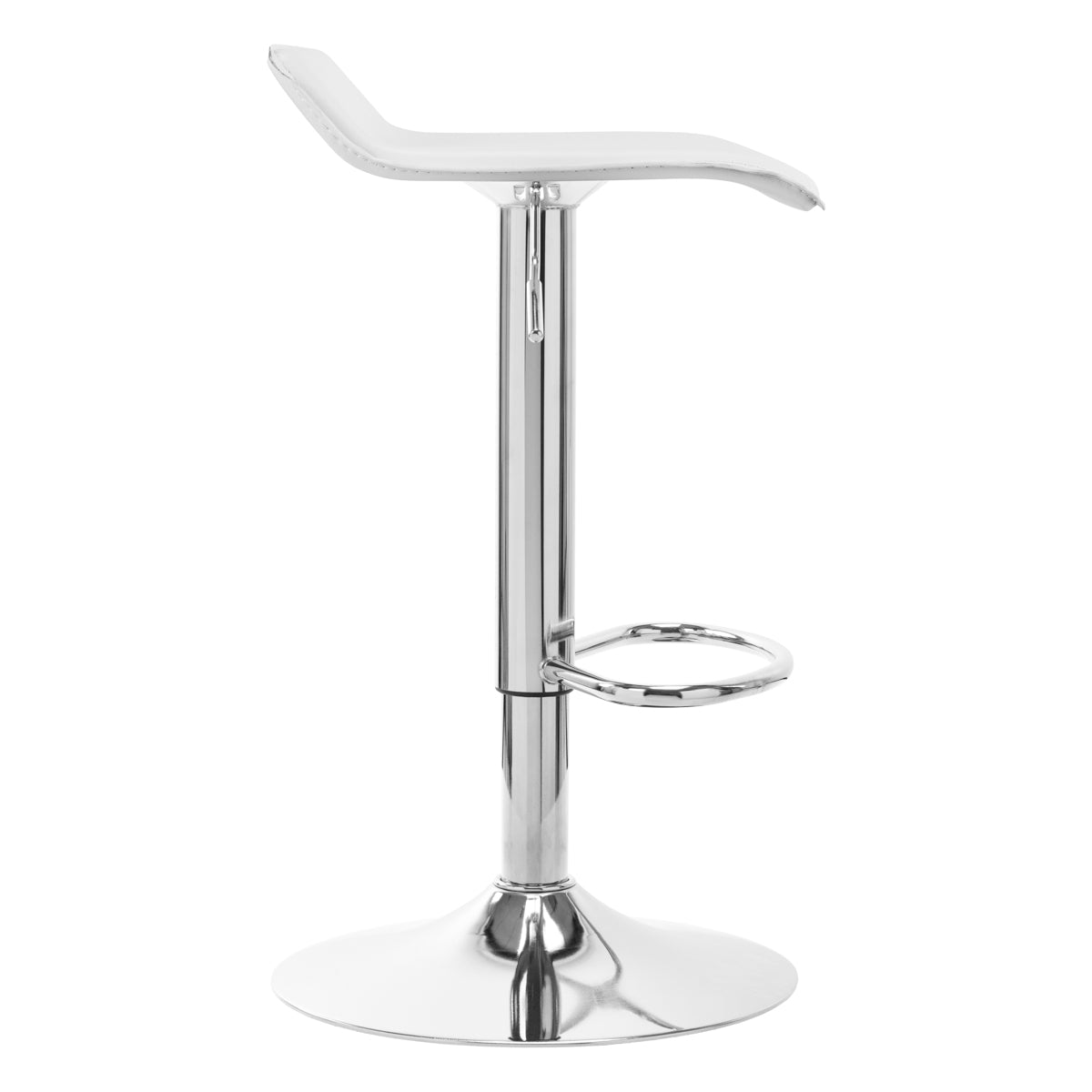 4Rico QS-B08 eco bar stool, white leather