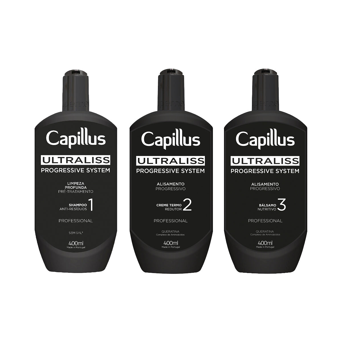 Capillus ultraliss nanoplastika, sada pro ošetření nanoplastiky, 3x400 ml