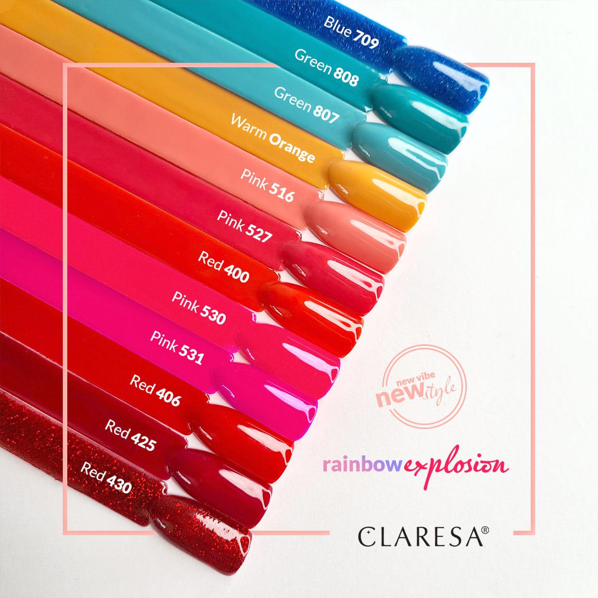 CLARESA GREEN 808 hybrid varnish -5g