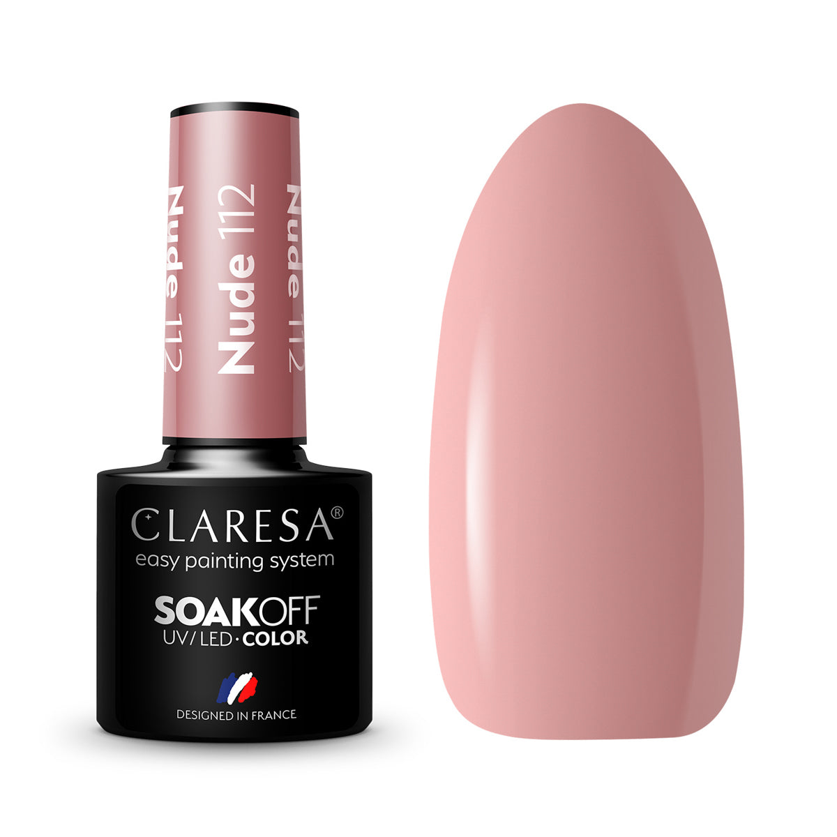 CLARESA Hybridní lak na nehty NUDE 112 -5g