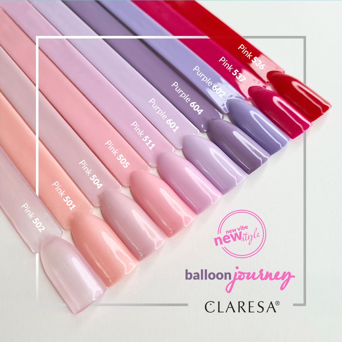 CLARESA Hybrid varnish PURPLE 602 -5g
