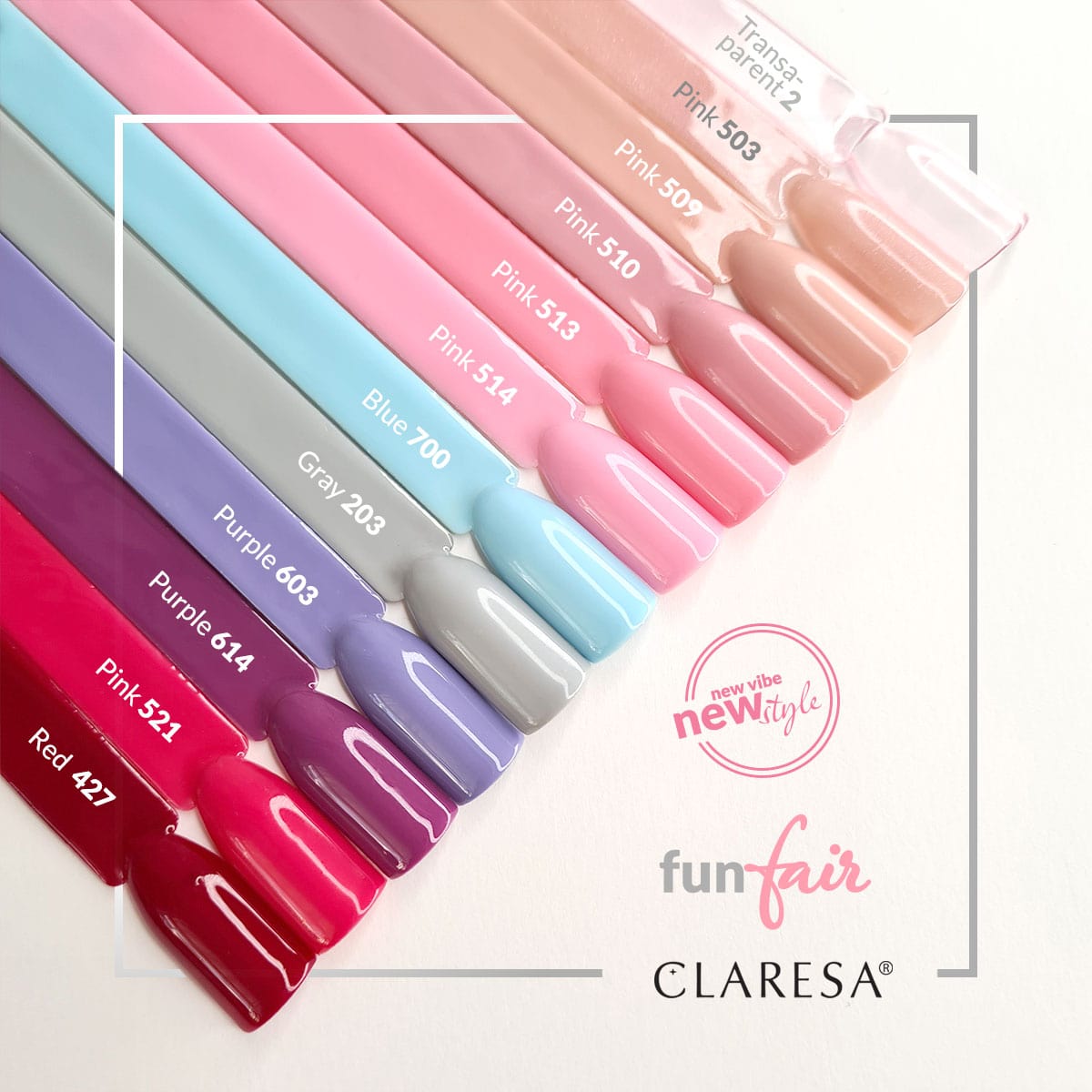 CLARESA Hybrid varnish PURPLE 603 ??-5g