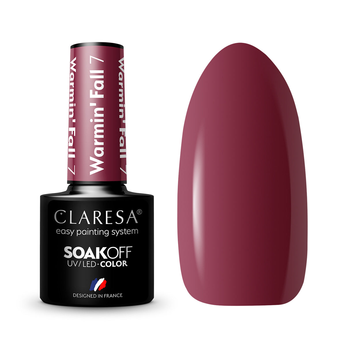 CLARESA Hybrid varnish WARMIN""FALL 7 -5g