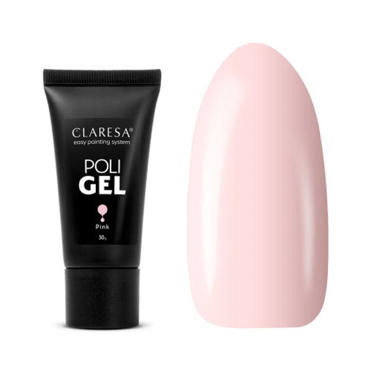 CLARESA POLI GEL RŮŽOVÝ 30g