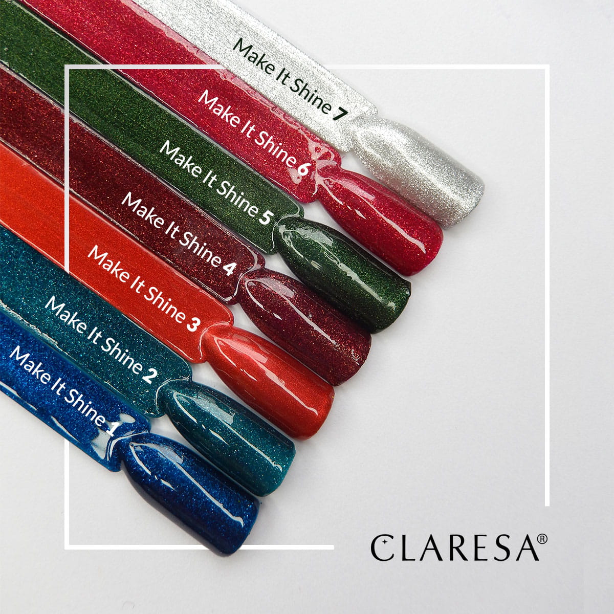 CLARESA Make It Shine hybrid nail polish! 2-5g