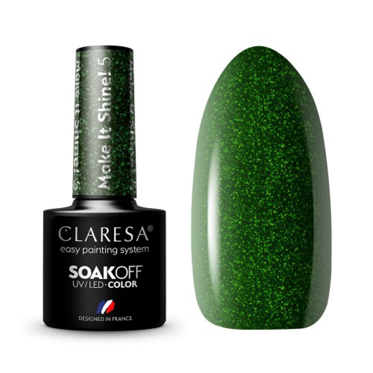 CLARESA Make It Shine hybrid nail polish! 5 -5g