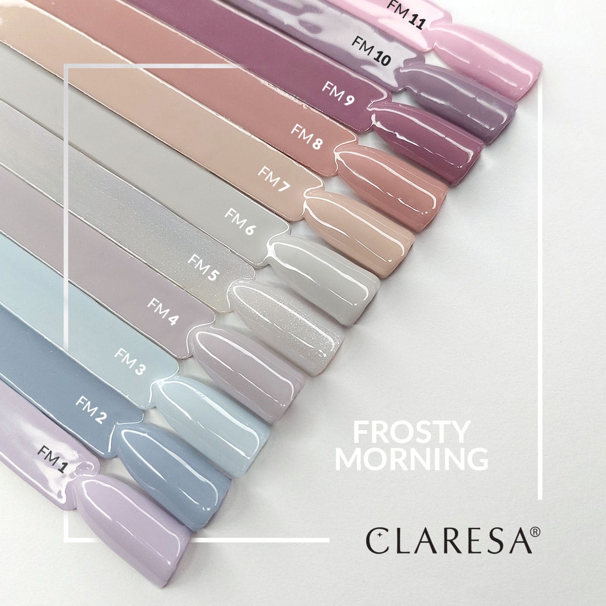 CLARESA Frosty Morning hybrid varnish 7 -5g