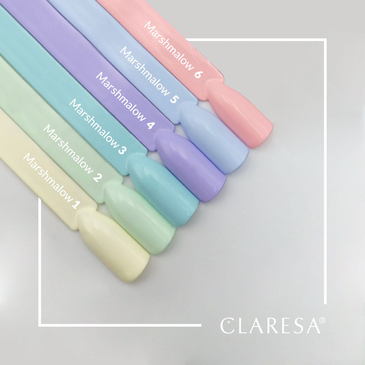 CLARESA hybrid varnish MARSHMALLOW 4 5g