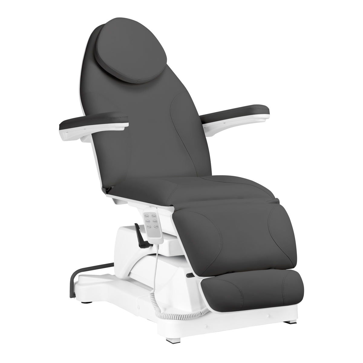 Elektrické kosmetické křeslo Sillon Basic 3 motory. otočná šedá