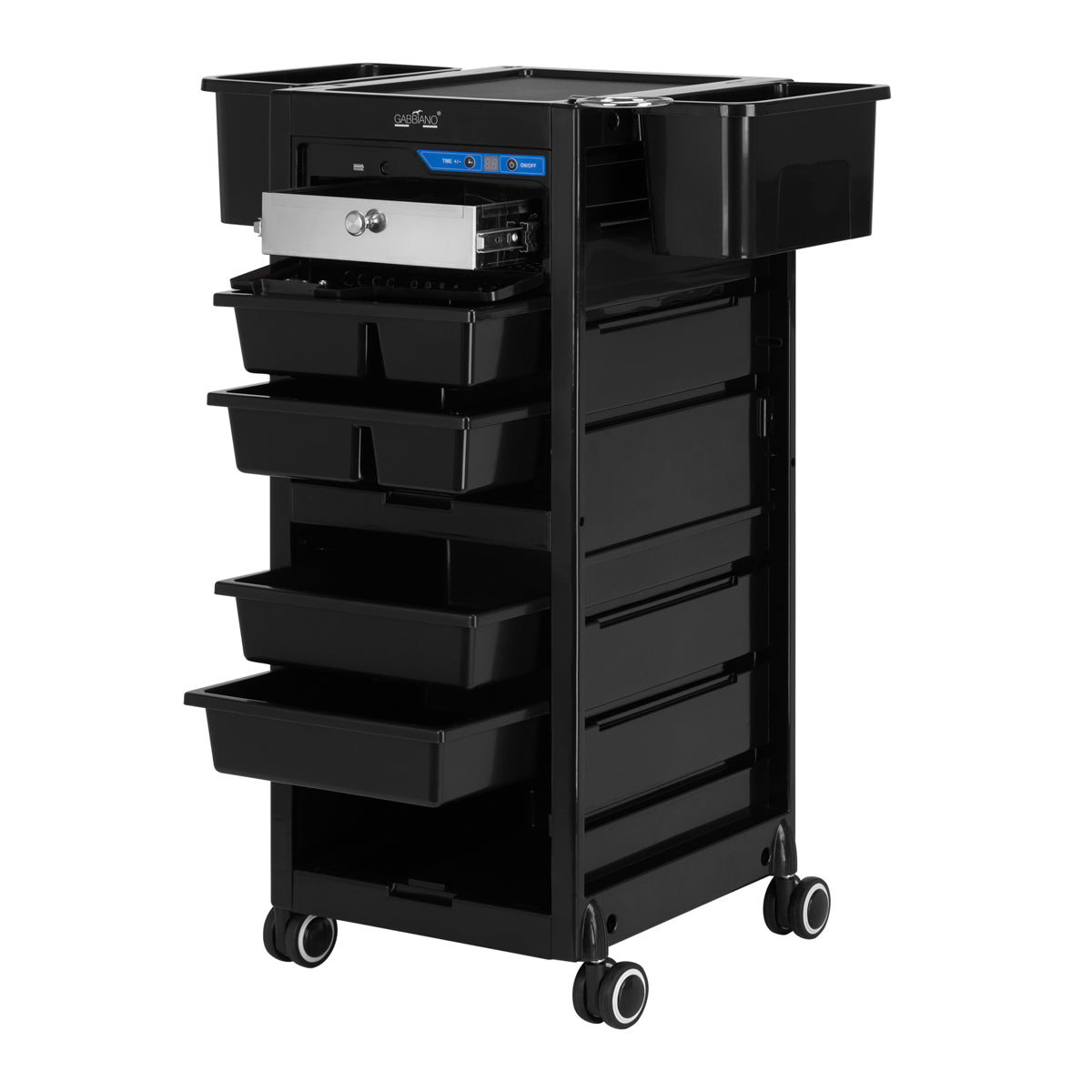Kadeřnický asistent Gabbiano s UV sterilizátorem 68UV černý
