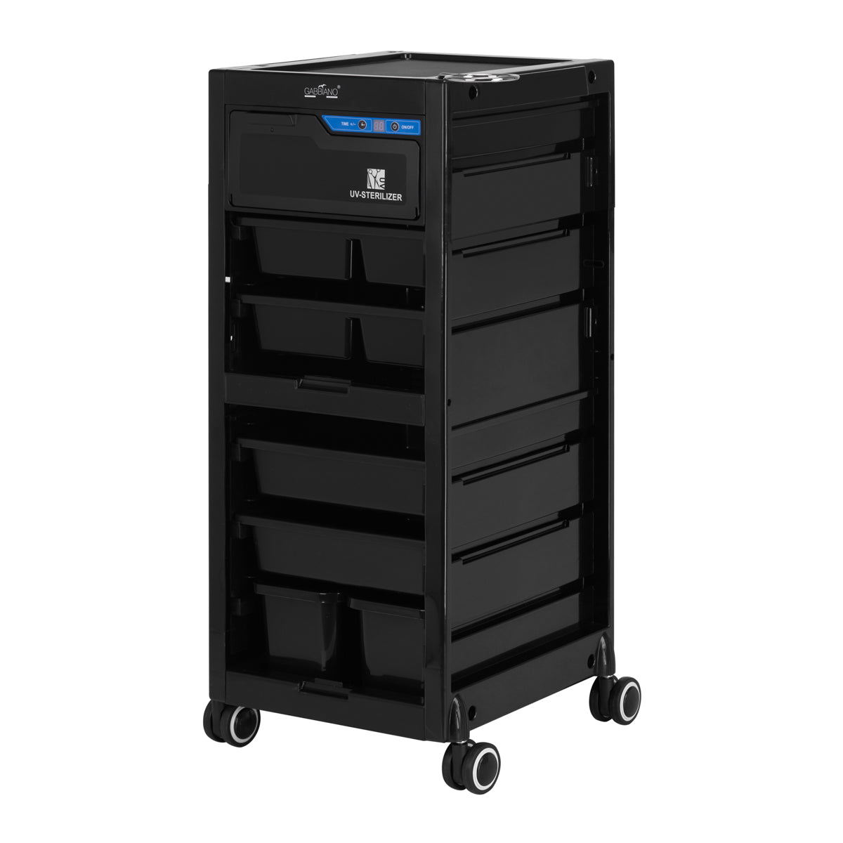 Kadeřnický asistent Gabbiano s UV sterilizátorem 68UV černý