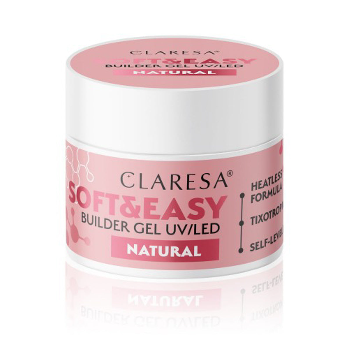 Claresa stavební gel Soft&Easy gel přírodní 12g