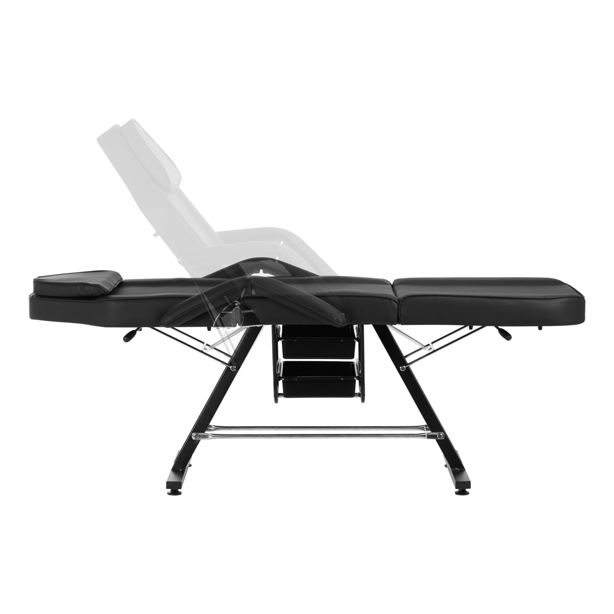 Kosmetické křeslo Sillon s černými podnosy