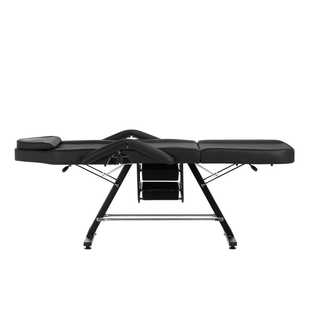 Kosmetické křeslo Sillon s černými podnosy