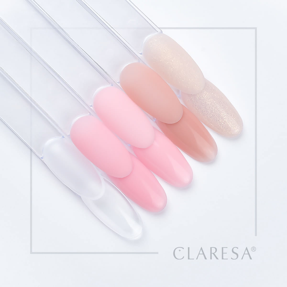 Claresa stavební gel Soft&Easy gel champagne 45g