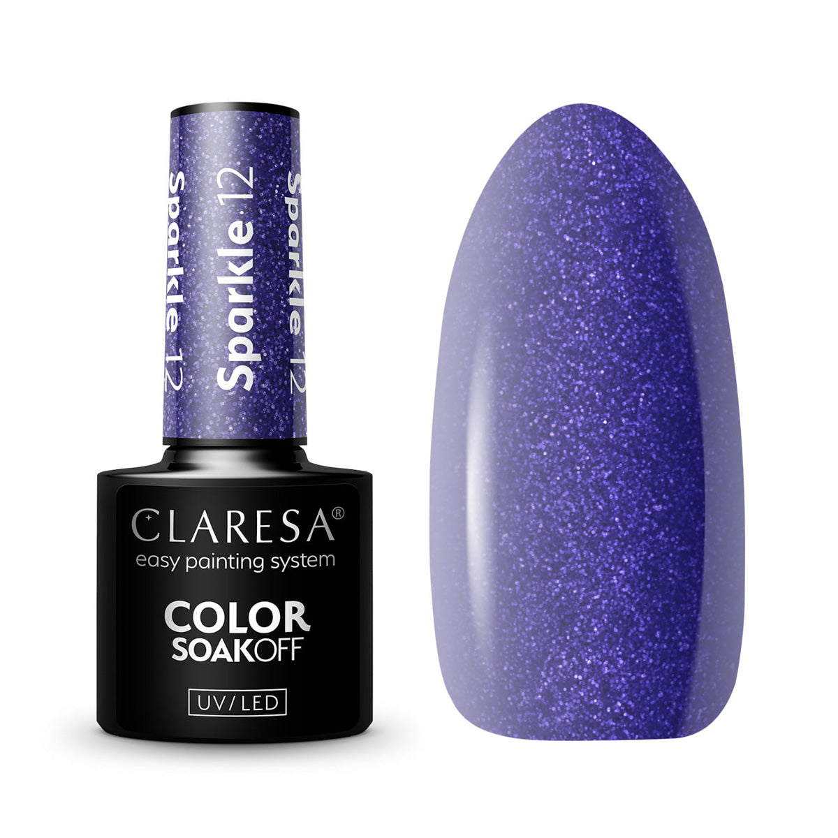 CLARESA Hybrid varnish SPARKLE 12 -5g