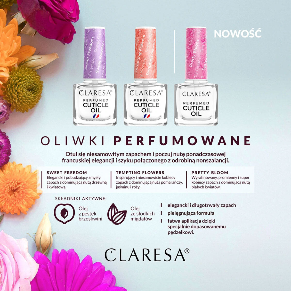 Parfémovaný olej CLARESA Pretty Bloom 5ml