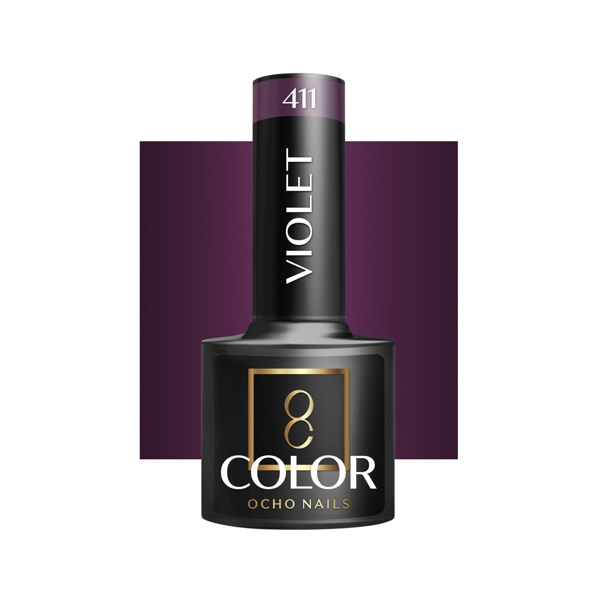 OCHO NAILS Hybridní lak na nehty fialový 411 -5 g