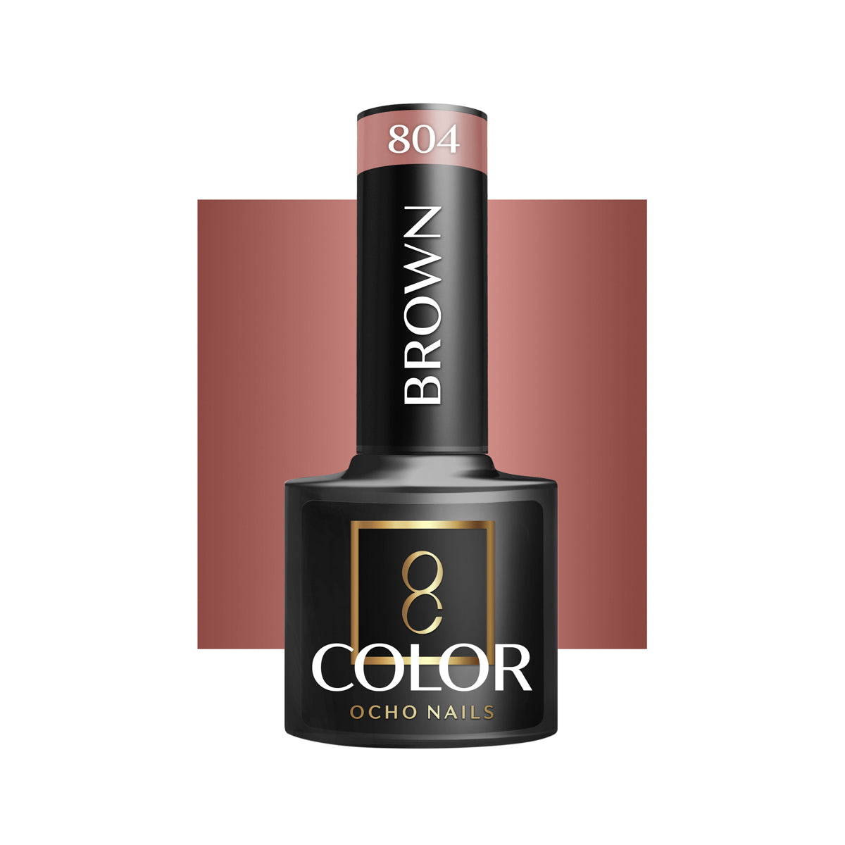 OCHO NAILS Hybridní lak na nehty hnědý 804 -5 g