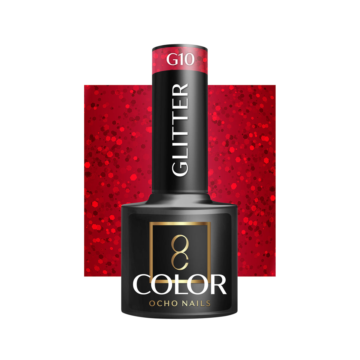 OCHO NAILS G10 glitrový hybridní lak na nehty -5 g
